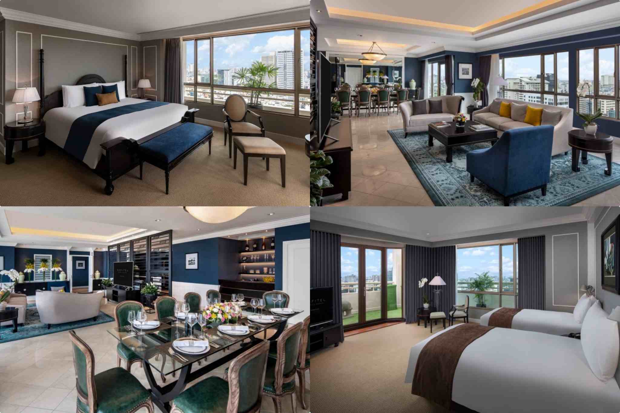 Mẫu ph&ograve;ng tổng thống đẹp sofitel saigon plaza